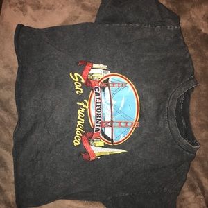 Brandy Melville San Francisco crop tee